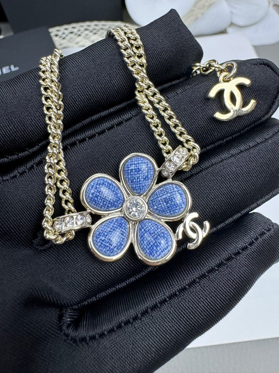 [⭐Clover Jewelry]VOLTE New Blue Floral Double-Layer Bracelet
