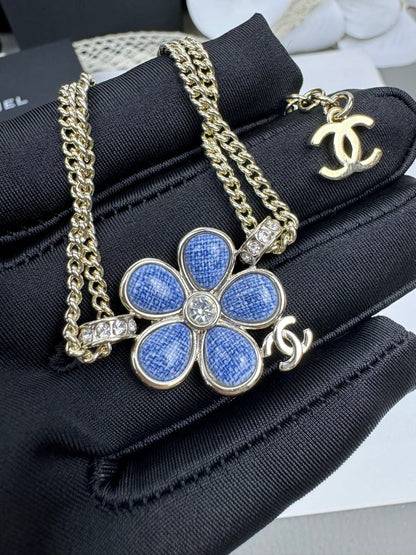 [⭐Clover Jewelry]VOLTE New Blue Floral Double-Layer Bracelet