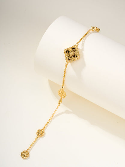 [⭐Clover Jewelry]B.C.L ENAMELED One-Flower Bracelet（Various Colors)