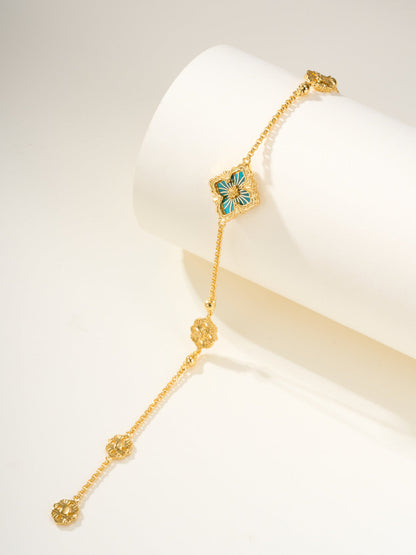 [⭐Clover Jewelry]B.C.L ENAMELED One-Flower Bracelet（Various Colors)