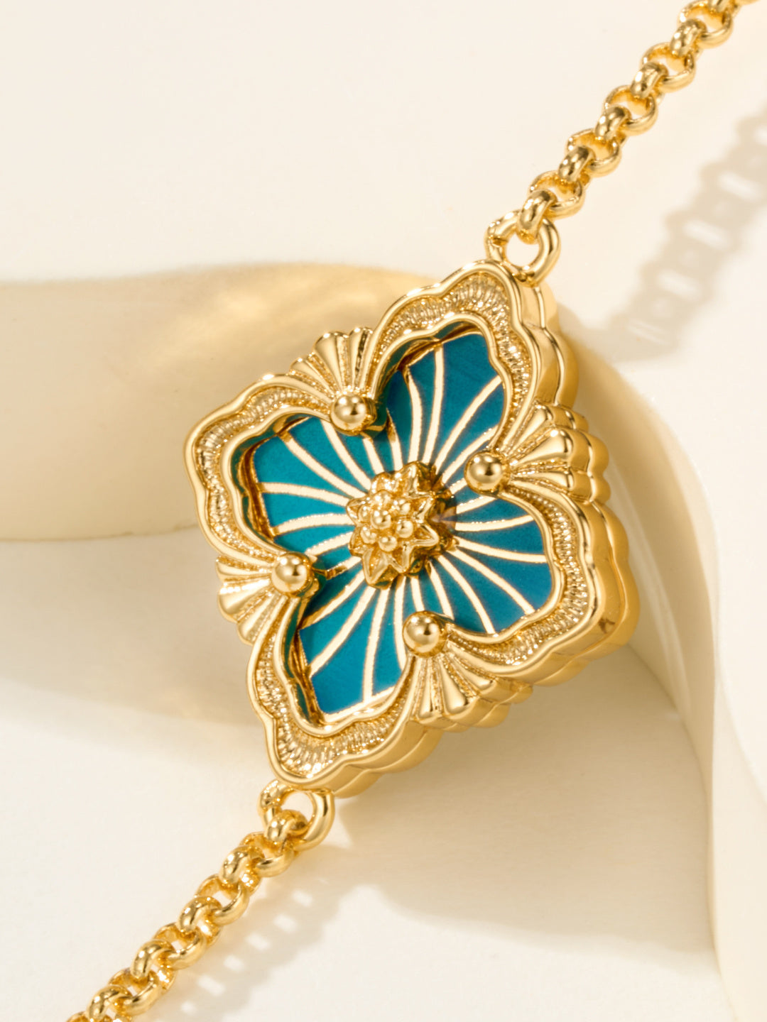 [⭐Clover Jewelry]B.C.L ENAMELED One-Flower Bracelet（Various Colors)