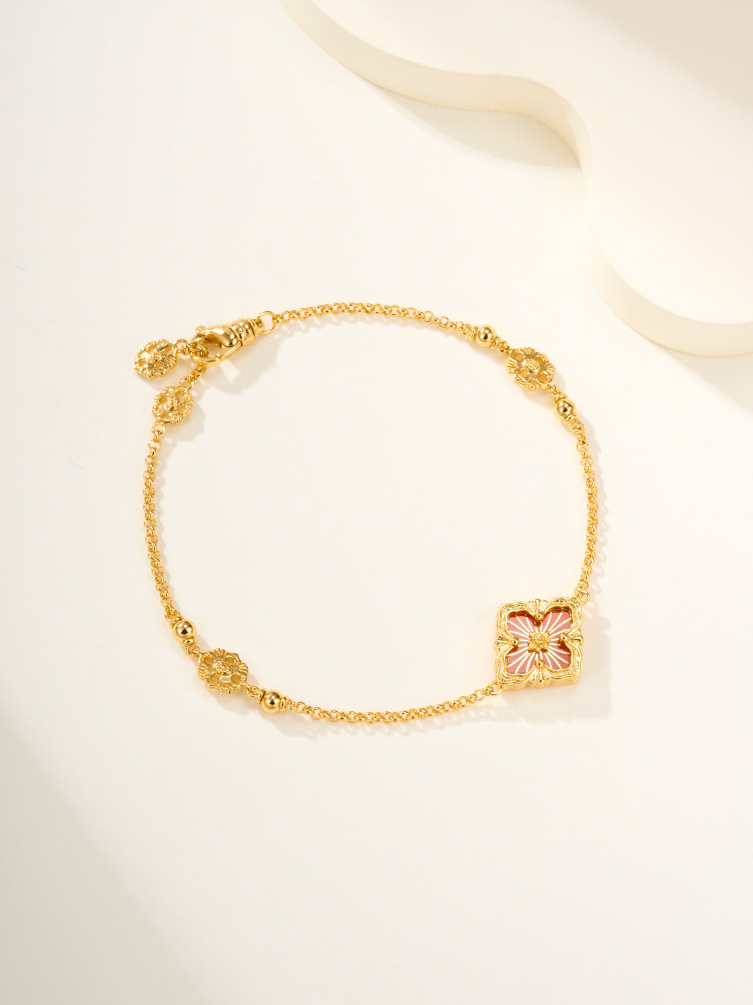 [⭐Clover Jewelry]B.C.L ENAMELED One-Flower Bracelet（Various Colors)