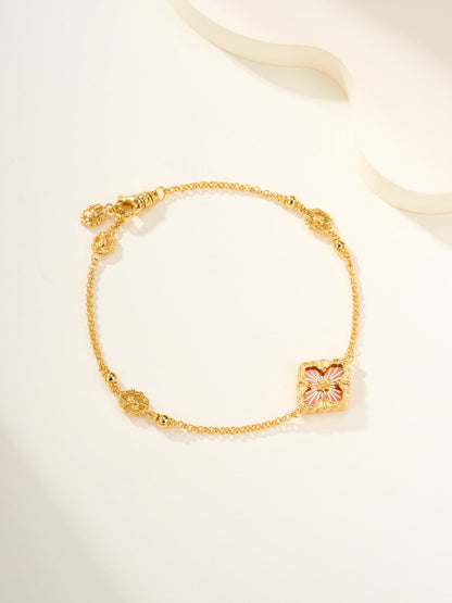[⭐Clover Jewelry]B.C.L ENAMELED One-Flower Bracelet（Various Colors)