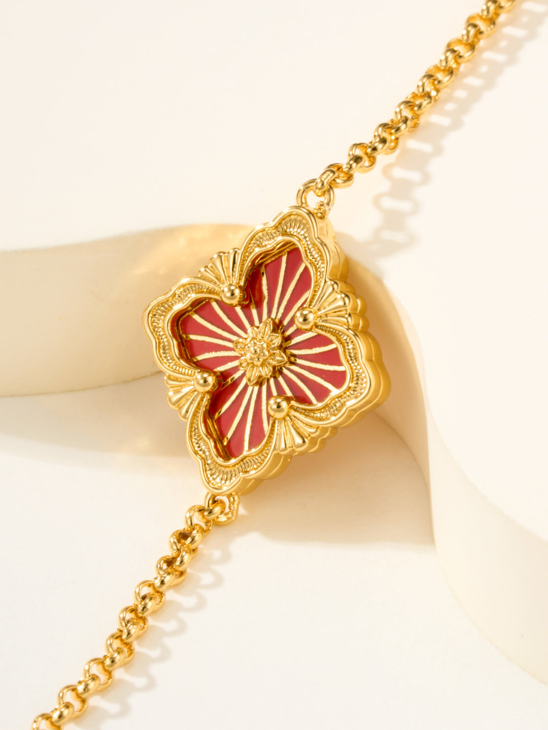 [⭐Clover Jewelry]B.C.L ENAMELED One-Flower Bracelet（Various Colors)