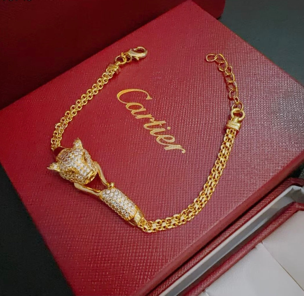 [⭐Clover Jewelry Jewelry] PANTHERE  BRACELET DIAMONDS