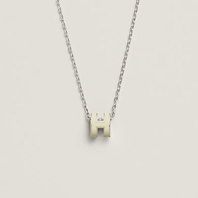 [⭐Clover Jewelry]HM CLIC YELLOW ENAMEL GOLD NECKLACE