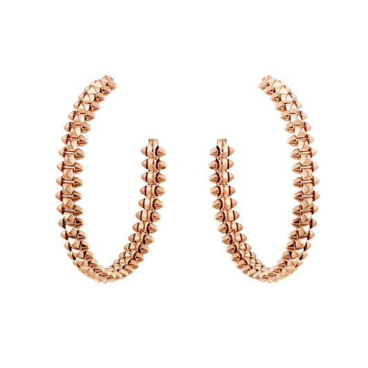 [⭐Clover Jewelry]CLASH LARGE HOOP EARRINGS