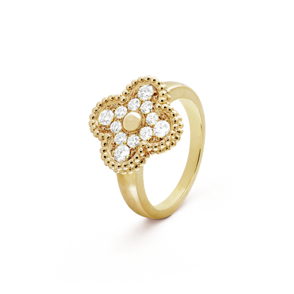 [⭐Clover Jewelry]CLOVER DIAMOND RING