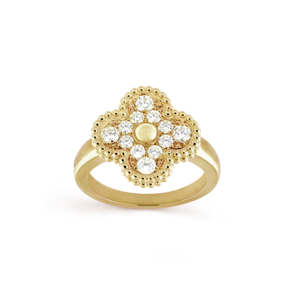 [⭐Clover Jewelry]CLOVER DIAMOND RING