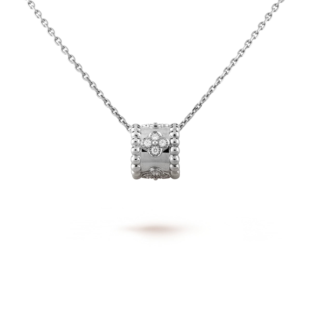 [⭐Clover Jewelry]PERLEE PEDANT SIVLER DIAMOND NECKLACE