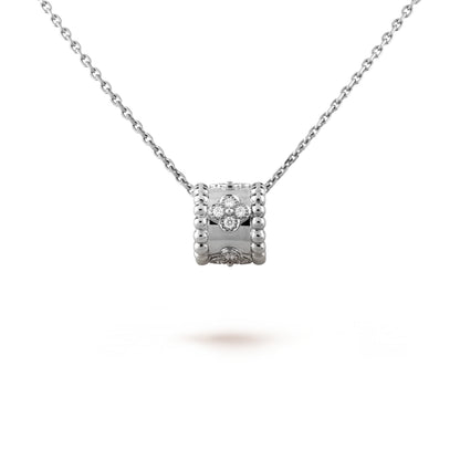 [⭐Clover Jewelry]PERLEE PEDANT SIVLER DIAMOND NECKLACE