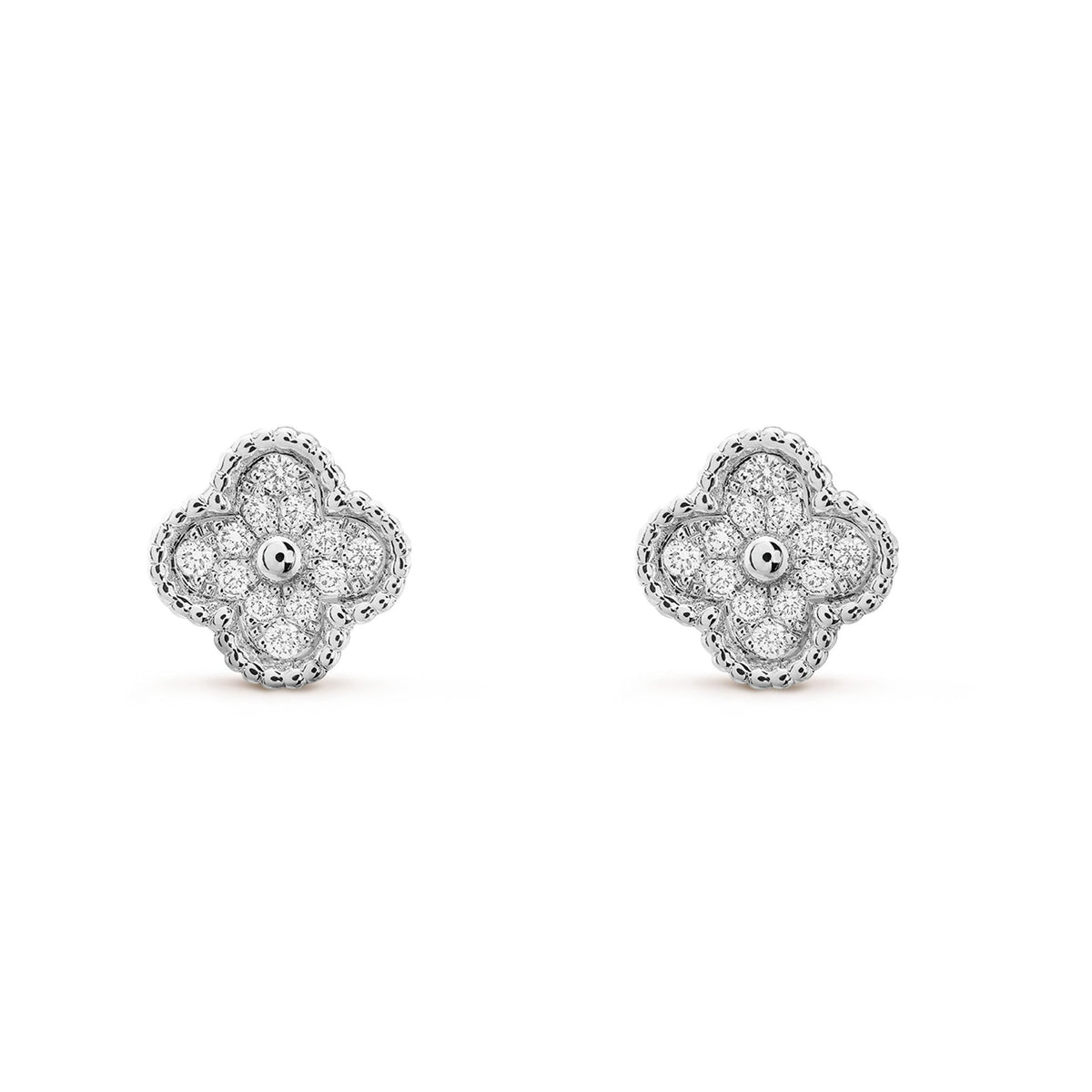 [⭐Clover Jewelry]CLOVER MINI DIAMOND STUD EARRINGS
