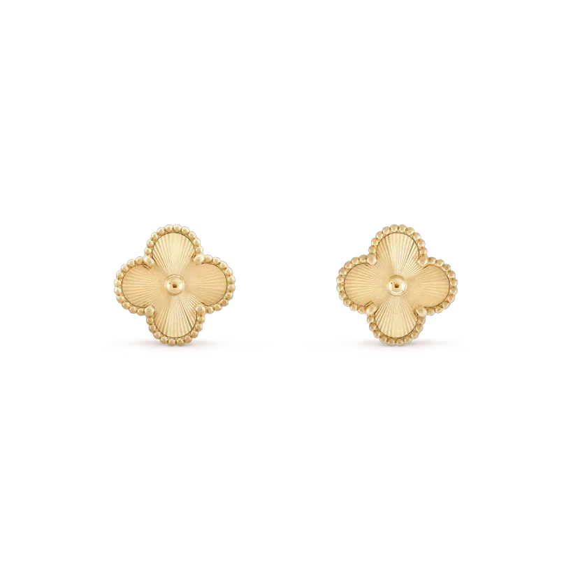 [⭐Clover Jewelry]CLOVER MINI 9.5MM LASER EARRINGS