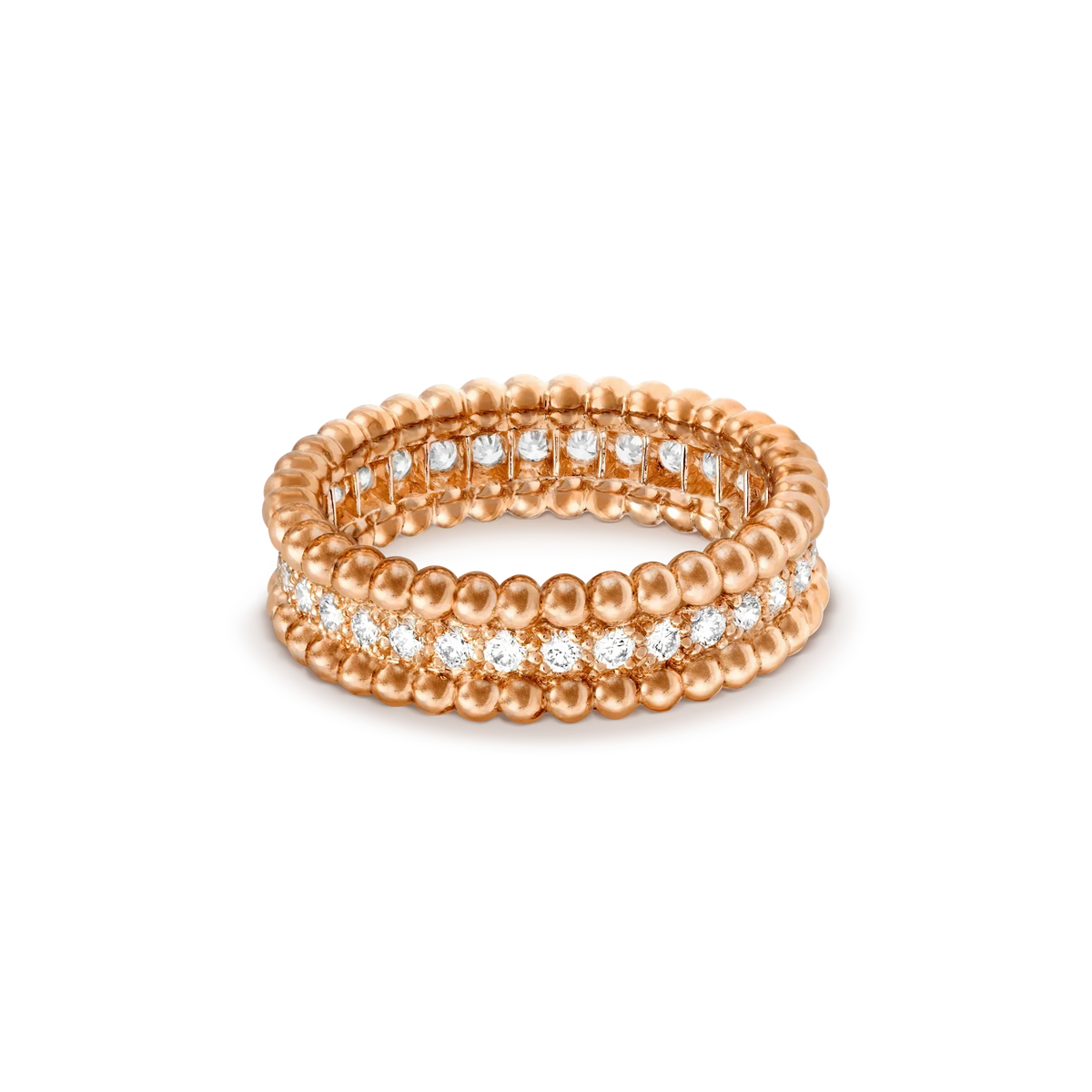 [⭐Clover Jewelry]PERLEE DIAMOND ROSE GOLD RING