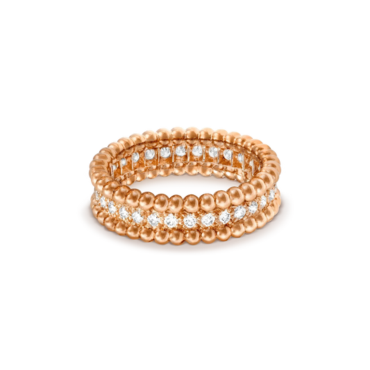 [⭐Clover Jewelry]PERLEE DIAMOND ROSE GOLD RING
