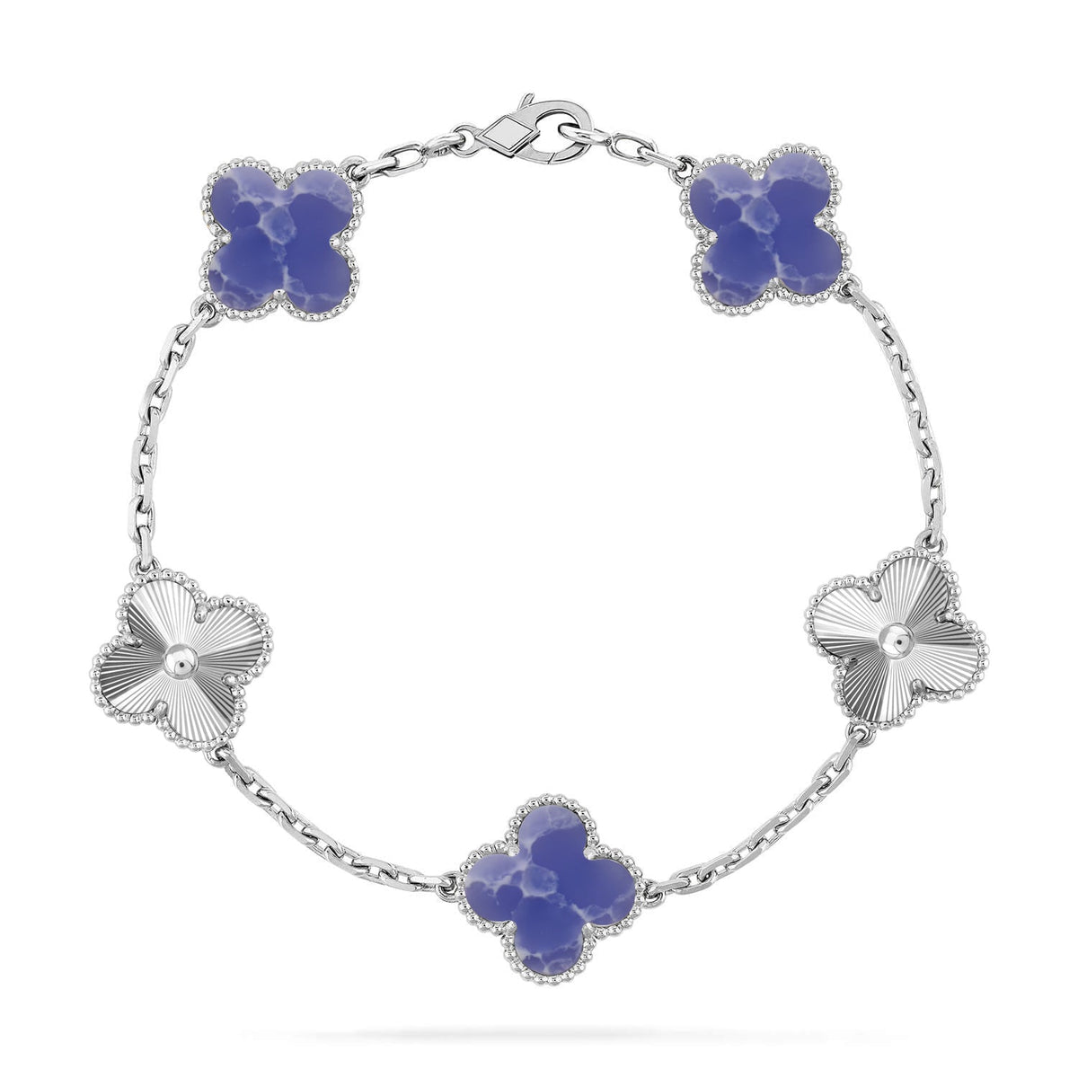 [⭐Clover Jewelry]CLOVER 5 MOTIF BLUE VEINS BRACELET COLLECTION