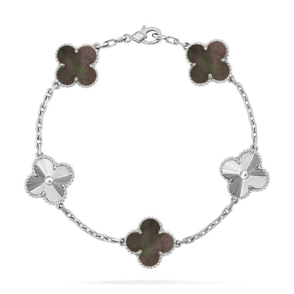 [⭐Clover Jewelry] CLOVER 5 MOTIF GRAY MOP BRACELET COLLECTION