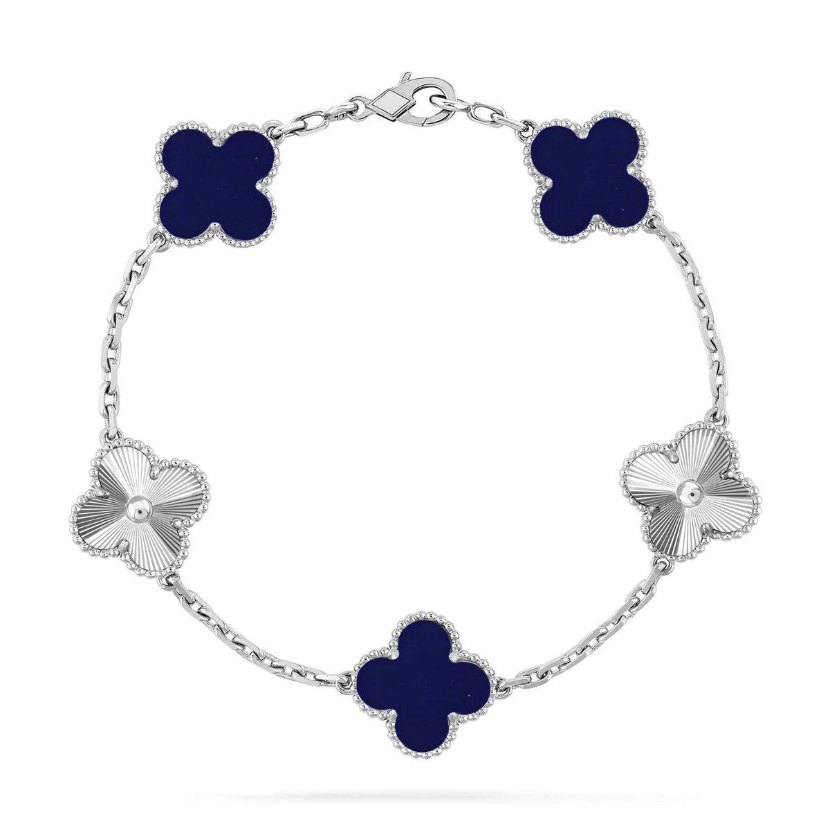 [⭐Clover Jewelry]CLOVER 5 MOTIF LAPIS LAZULI BRACELET COLLECTION