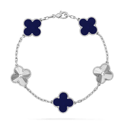 [⭐Clover Jewelry]CLOVER 5 MOTIF LAPIS LAZULI BRACELET COLLECTION