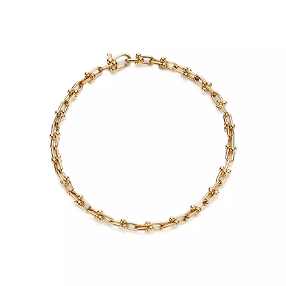 [Clover Jewelry]HARDWEAR MICRO LINK 44 MOTIF GOLD BRACELET