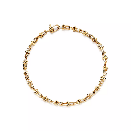 [Clover Jewelry]HARDWEAR MICRO LINK 44 MOTIF GOLD BRACELET