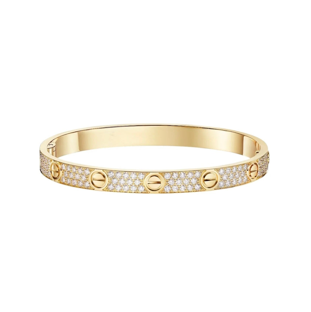 [⭐Clover Jewelry]LOVE BRACELET 6.1MM DIAMOND-PAVED