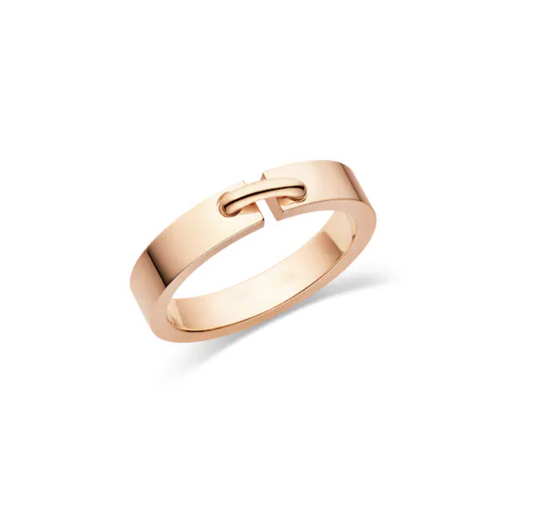 [⭐Clover Jewelry]ALLIANCE LIENS VIDENCE 4MM RING