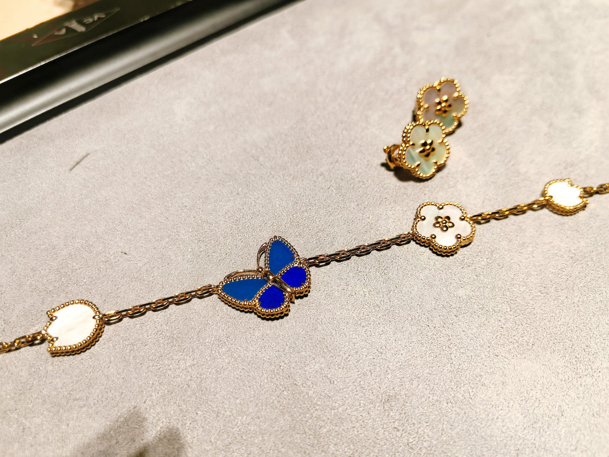 [⭐Clover Jewelry]2026 NEW SPRING LUCKY 5 MOTIF BRACELET