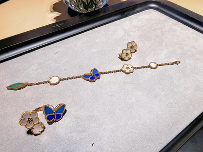 [⭐Clover Jewelry]2026 NEW SPRING LUCKY 5 MOTIF BRACELET