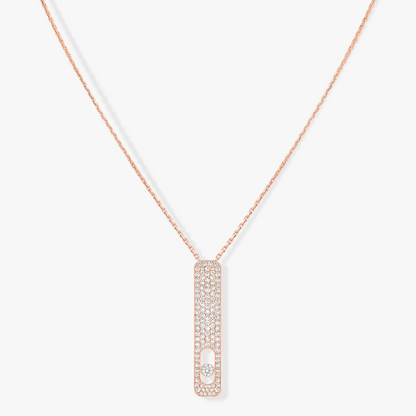 [⭐Clover Jewelry]MY FIRST DIAMOND PAVED NECKLACE