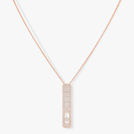 [⭐Clover Jewelry]MY FIRST DIAMOND PAVED NECKLACE
