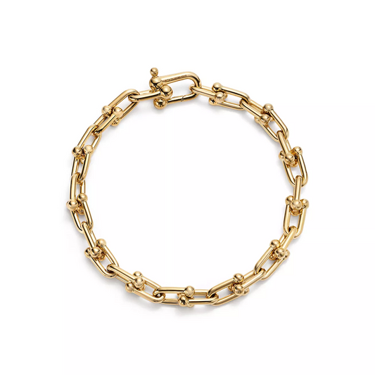 [Clover Jewelry]HARDWEAR SMALL LINK 26 MOTIF GOLD BRACELET