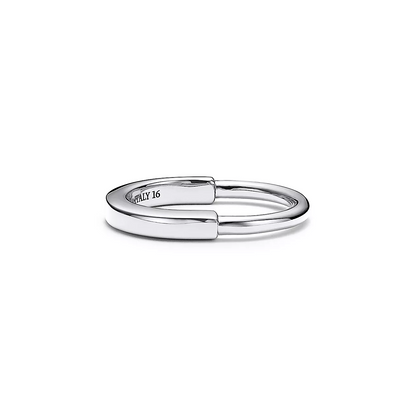 [Clover Jewelry]LOCK RING SILVER