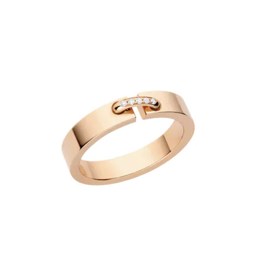[⭐Clover Jewelry]ALLIANCE LIENS VIDENCE DIAMOND 4MM RING