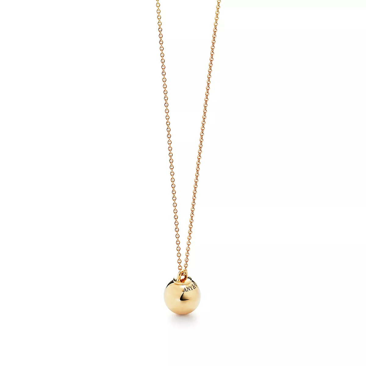 [Clover Jewelry]BALL PENDANT 12.75MM NECKLACE