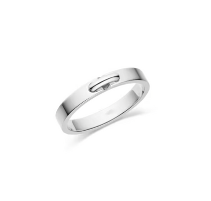 [⭐Clover Jewelry]ALLIANCE LIENS VIDENCE 3MM RING