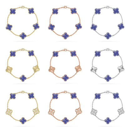 [⭐Clover Jewelry]CLOVER 5 MOTIF BLUE VEINS BRACELET COLLECTION