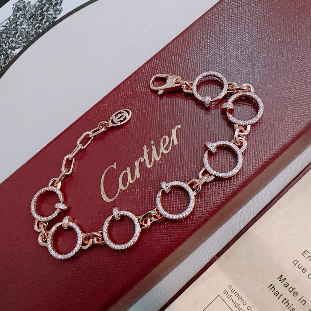 [⭐Clover Jewelry Jewelry] LOVE&JUSTE BRACELET DIAMONDS
