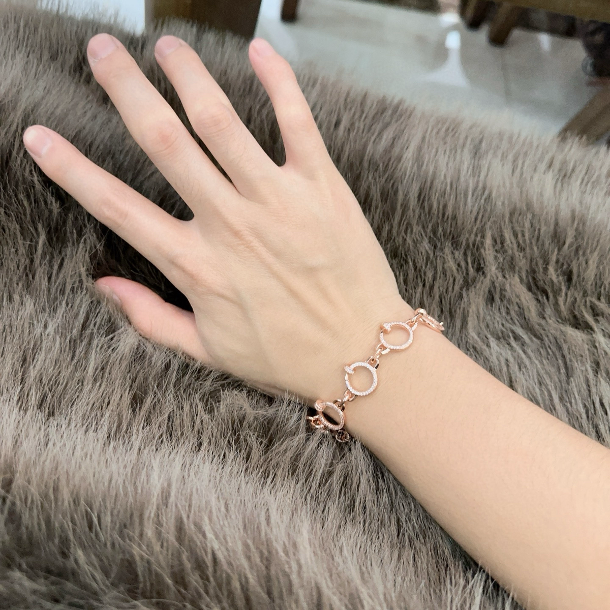 [⭐Clover Jewelry Jewelry] LOVE&JUSTE BRACELET DIAMONDS