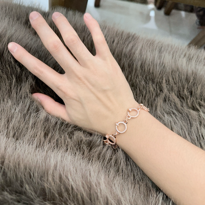 [⭐Clover Jewelry Jewelry] LOVE&JUSTE BRACELET DIAMONDS