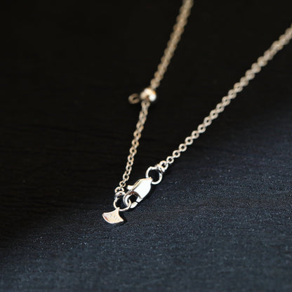 [Clover Jewelry]]wild flower diamond line pendant