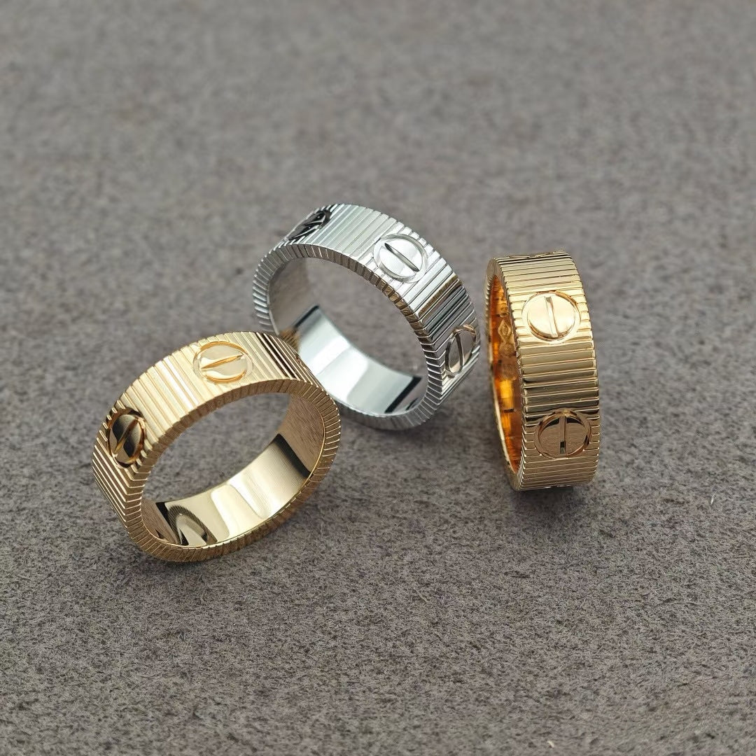 [⭐Clover Jewelry]LOVE 6.5MM RING