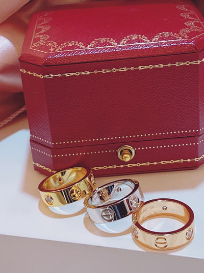 [⭐Clover Jewelry]Three-Diamond Ring