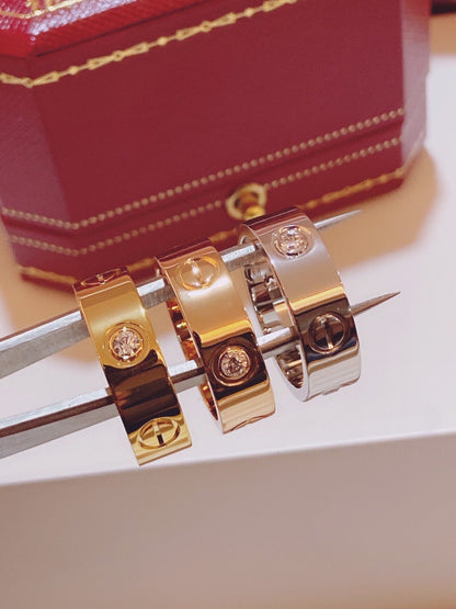 [⭐Clover Jewelry]Three-Diamond Ring