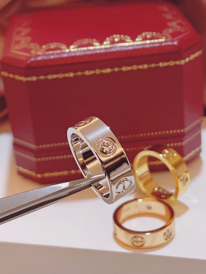 [⭐Clover Jewelry]Three-Diamond Ring