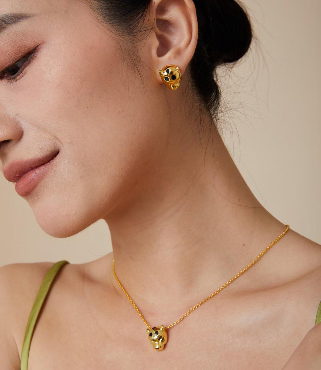[⭐Clover Jewelry]CHRRTAH-PRINT STUD EARRINGS, THREE COLORS
