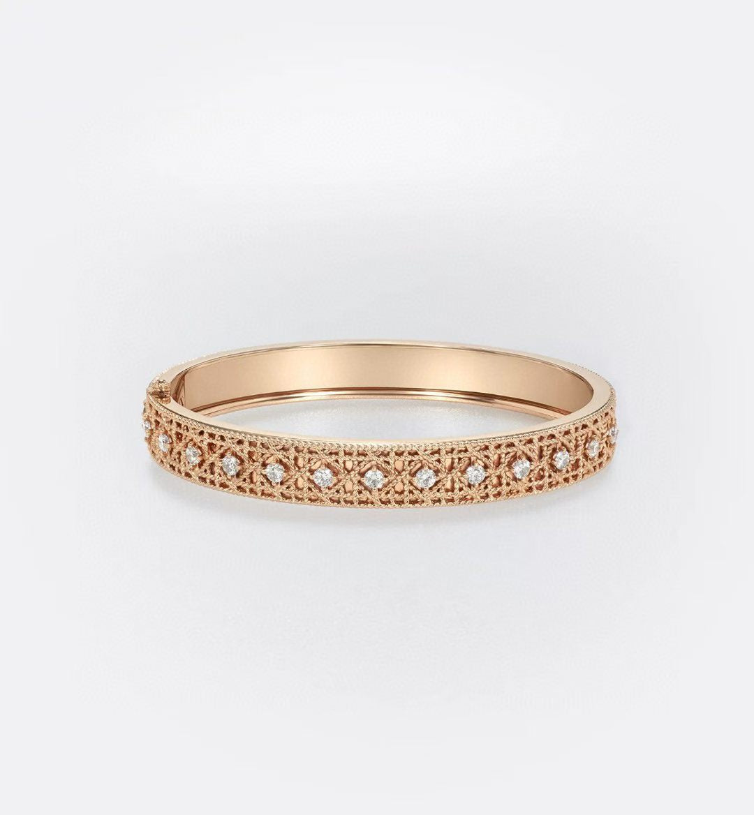[⭐Clover Jewelry]2026 WOVEN-PATTERN BRACELET SET WITH FULL DIAMOND INLAY THREE-COLORS