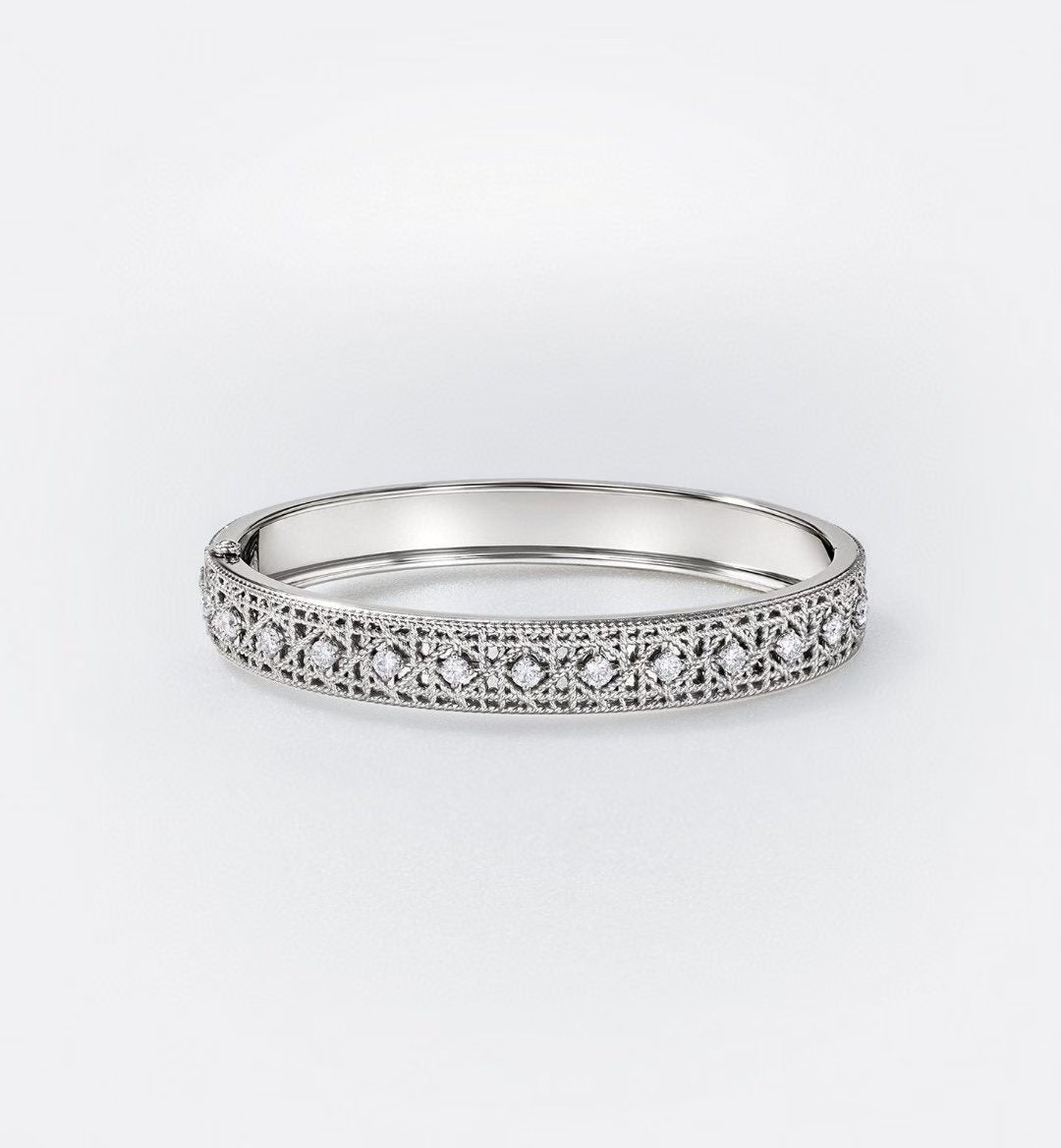 [⭐Clover Jewelry]2026 WOVEN-PATTERN BRACELET SET WITH FULL DIAMOND INLAY THREE-COLORS