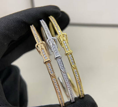 [⭐Clover Jewelry]DIAMOND-ENCRUSTED BRACELET THREE COLORS