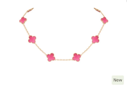 [⭐Clover Jewelry]26 NEW PINK BUBBLE ENAMEL SET